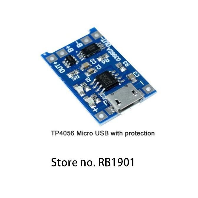 PART & TOOL Modul cas charger Batre TP4056A Lithium Baterai Cas 18650 Battery Charger Module Protect