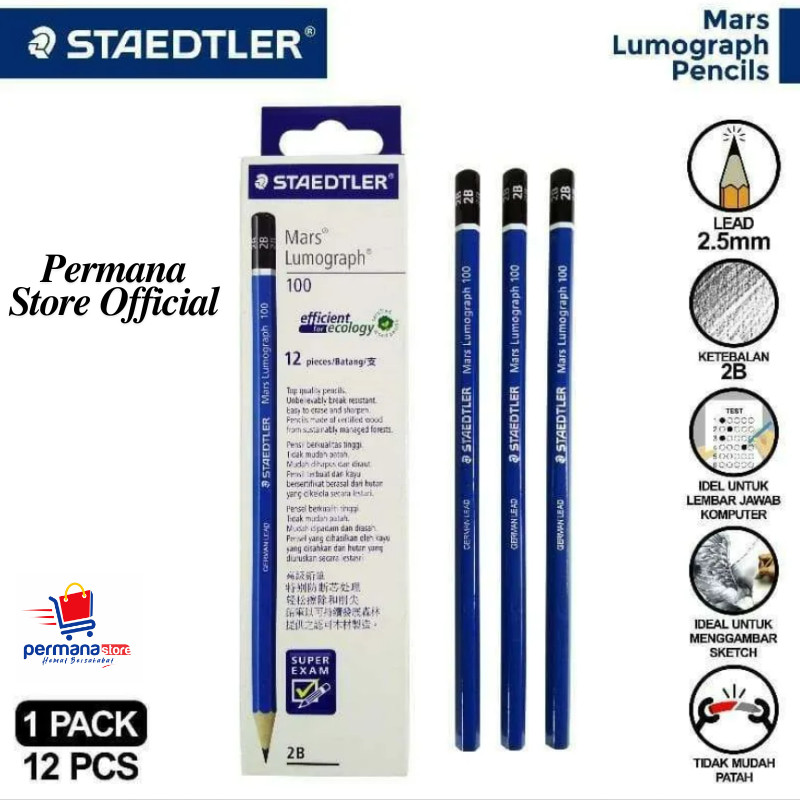 Promo Harga Grosir Pensil 2B Staedtler Pensil Ujian ( PACK )