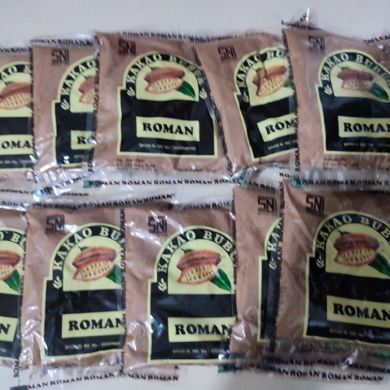 

Kakao Bubuk Roman 35gr 1 PACK isi 10bks