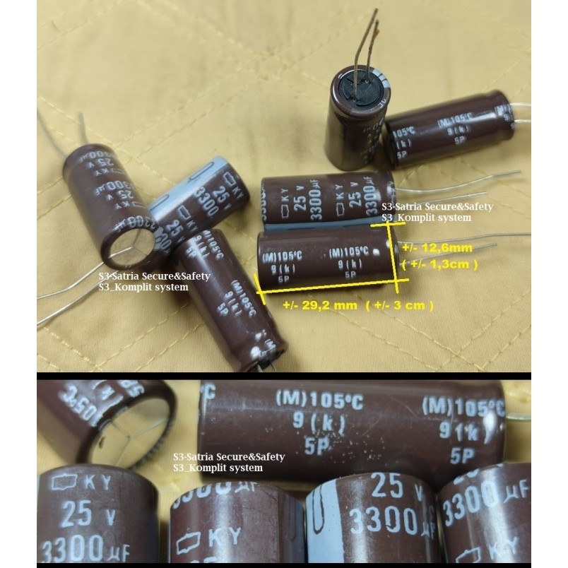 Elko 3300uf 25V KY Nippon 25V3300uf elco 3300 uf 25vol 3300uf25V nipon