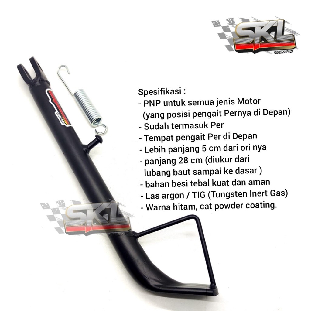 HERBERTSHOP Standar Samping Panjang Yamaha Rx King