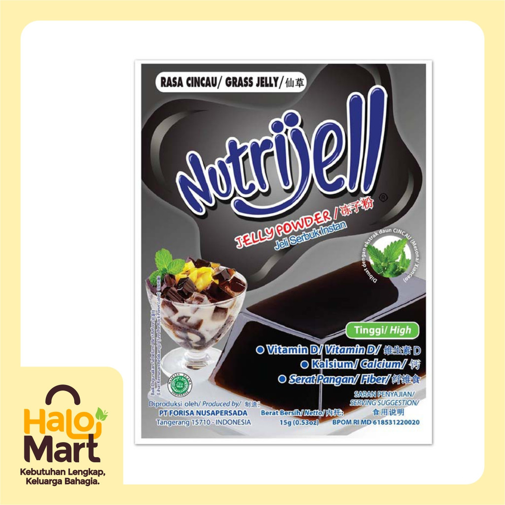

AGAR-AGAR NUTRIJELL CINCAU 15 GR