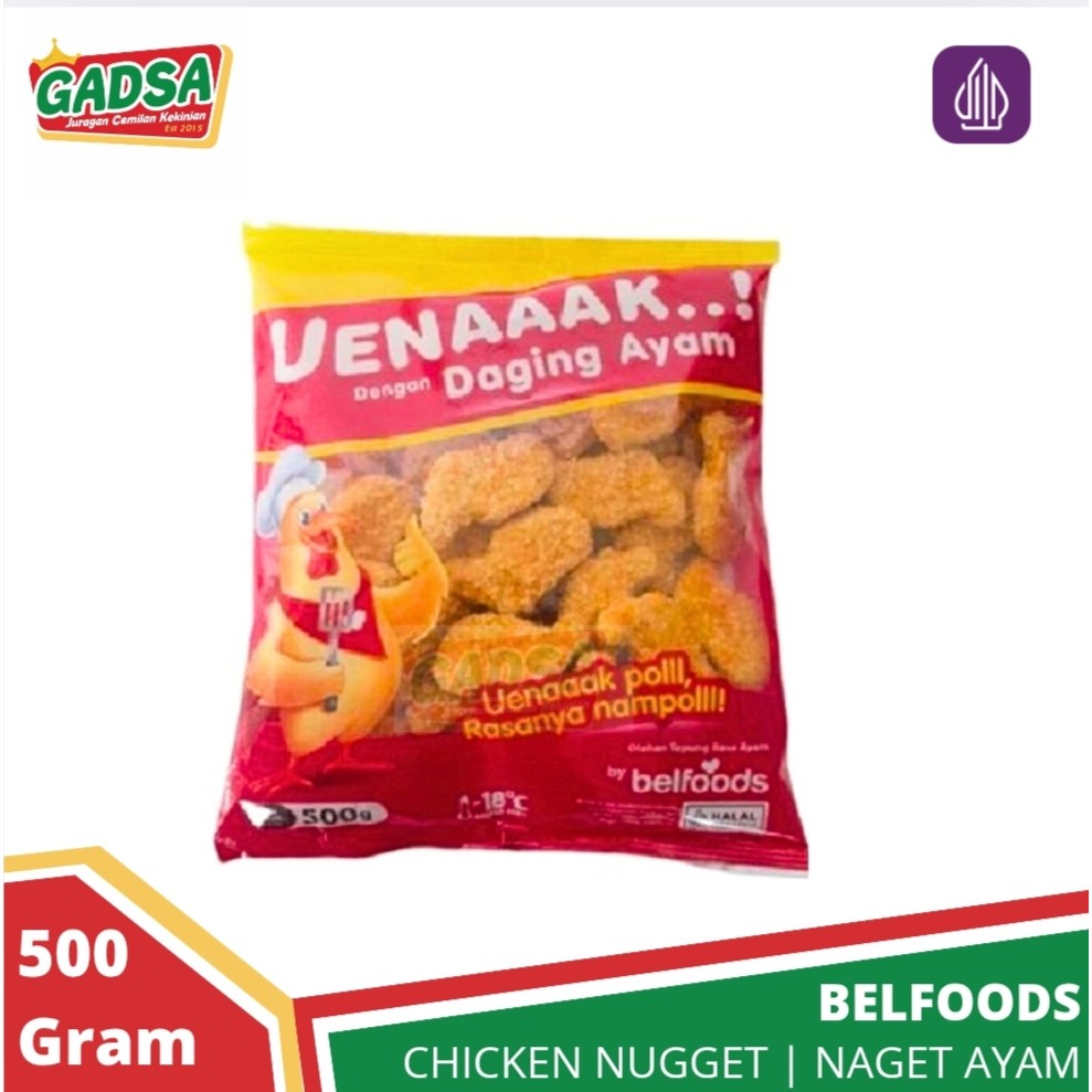 

Nugget Belfoods Chicken Nugget Naget Ayam 500 Gram