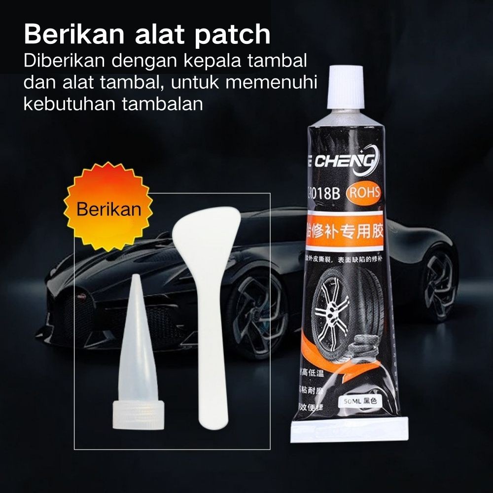 50ML Lem Ban Motor Mobil-Lem Ban Sobek - Lem Ban Retak -  Lem Ban Tubeless
