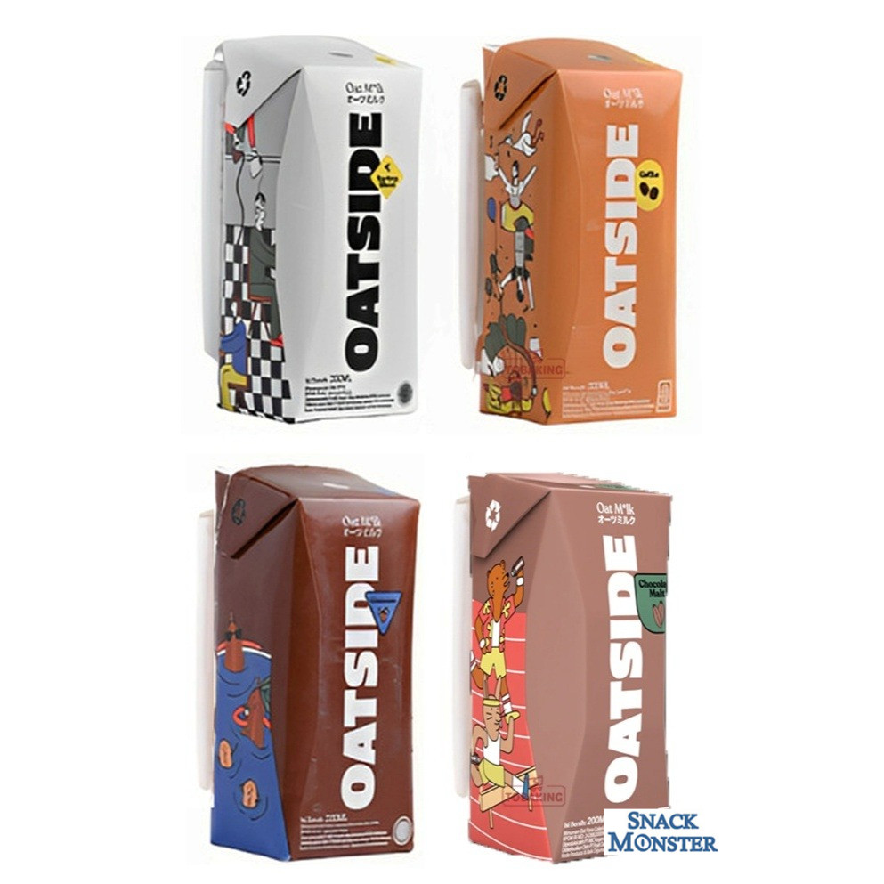 

Oatside Mini Susu Gandum Lactose & Dairy Free - Netto 200 ml