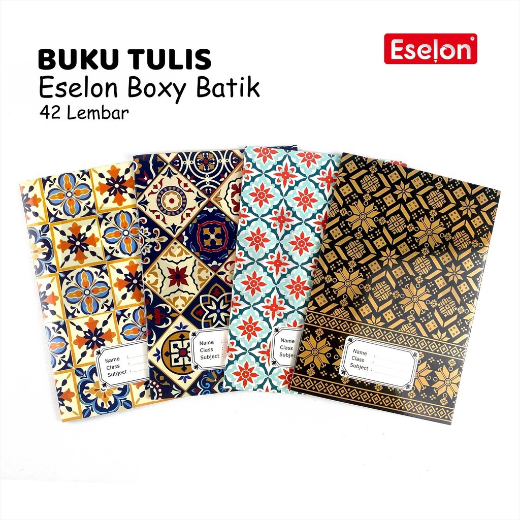 

Promo 10pcs Buku Tulis BOXY BATIK 42 Lembar / 1 pak Buku BOXY BATIK 42 LBR