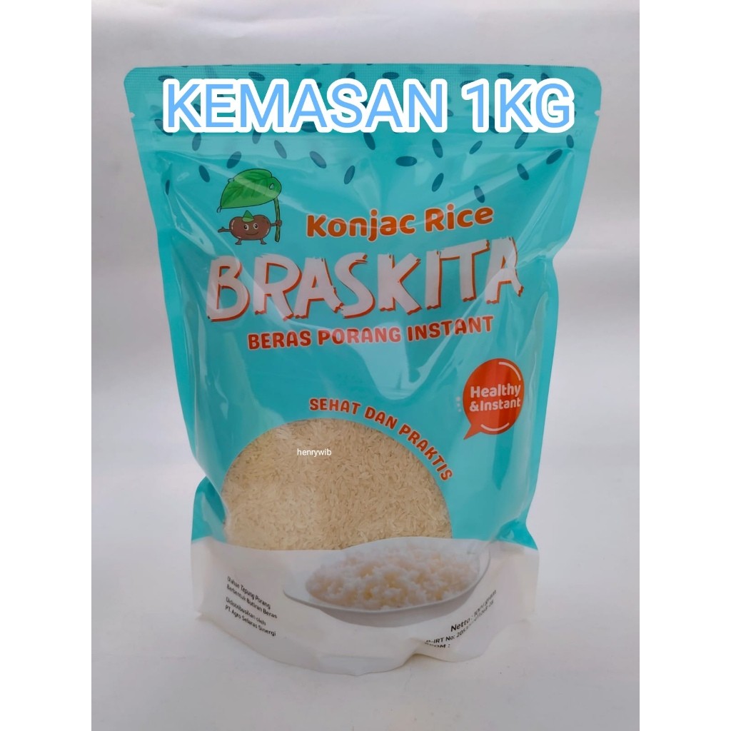 

Beras Porang Braskita 1KG Sehat Instan