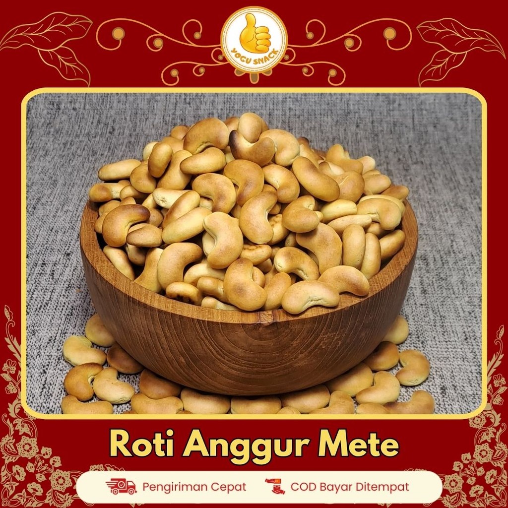 

Yogu Snack Roti Anggur Mete 250gr 500gr – Bonus Dus & Bubblewrap, Aman Sampai Tujuan