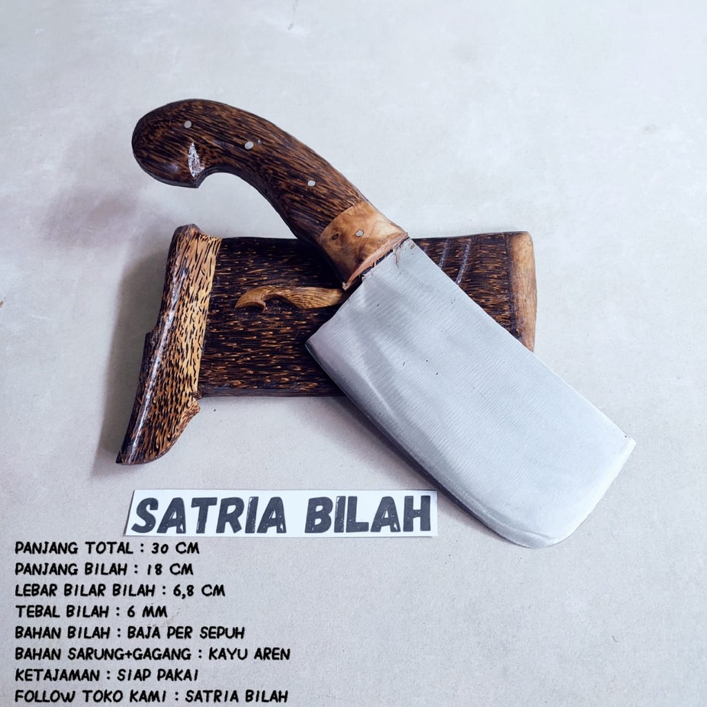 GOLOK Petok aren GOLOK CIBATU ASLI cacah danging dan tulang hewan fulltang baja per