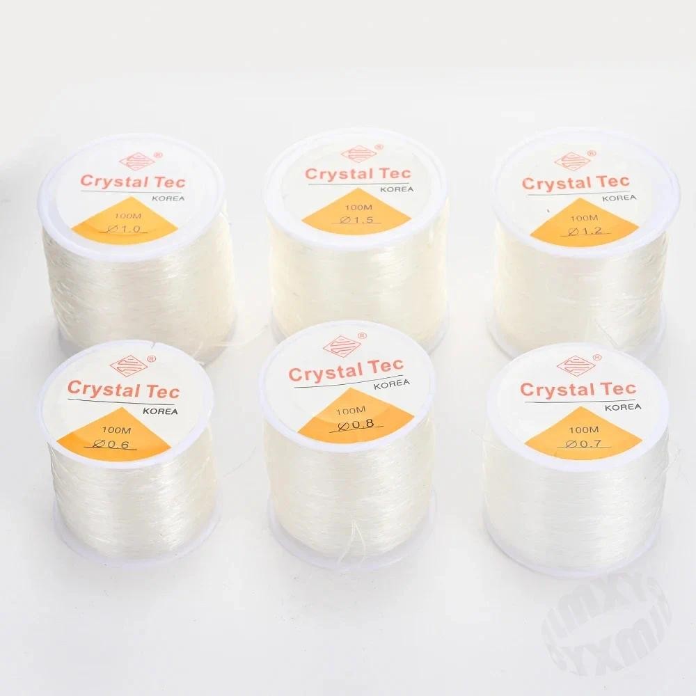 

0.5-1.5mm Elastic Cord String Transparent Elastic Thread For Jewelry Making Diy Bracelet Necklace Beaded Accessories