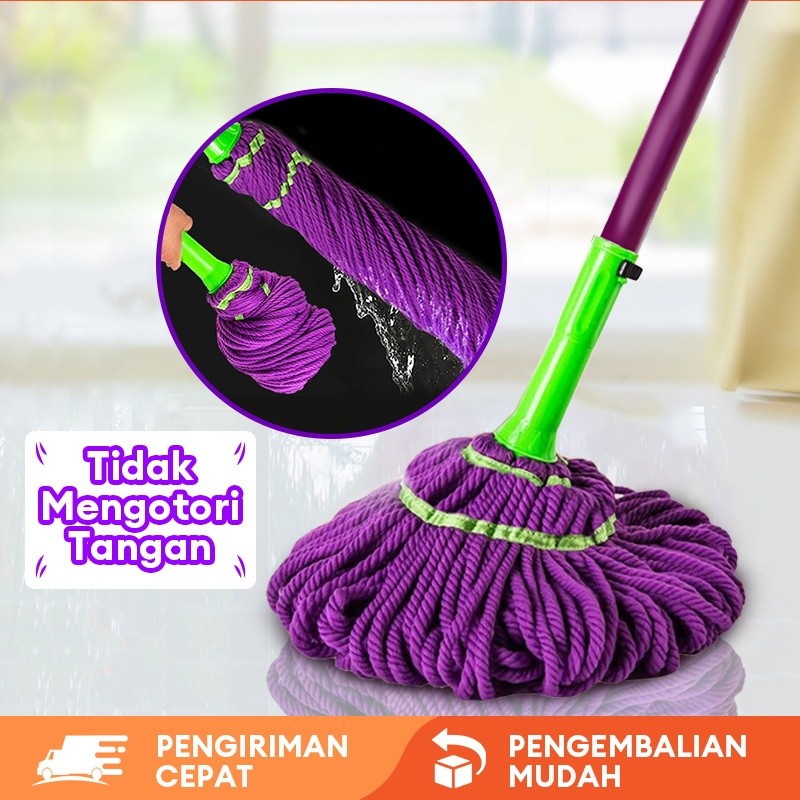 Alat Pel Lantai Peras Otomatis 1109 - Kain Pel Lantai Kain Pel Peras Otomatis - Pel Pelan Lantai