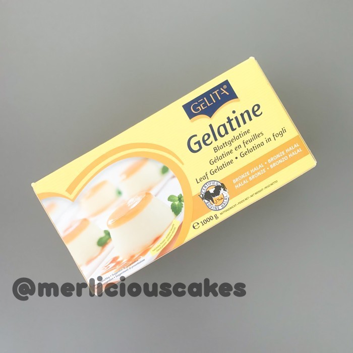 

1 Kg Gelita Gelatine Sheets Gelatin Leaf Lembaran Bronze Halal