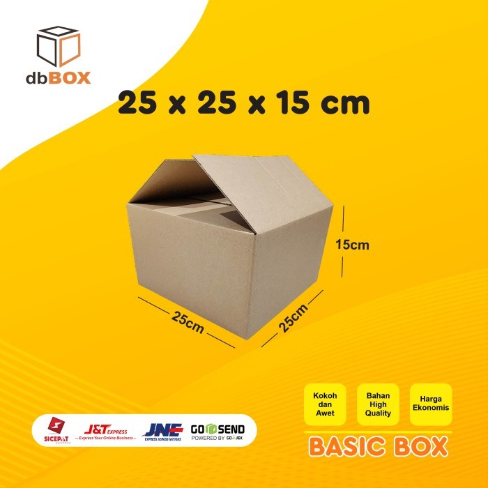 

BOX KARDUS 25x25x15 cm DUS PACKING Kardus Murah|KARDUS DIE CUT | KARDUS PACKAGING
