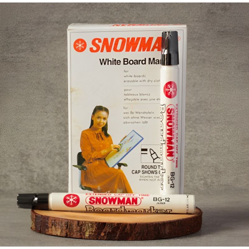 

Ay00! SNOWMAN BG-12 SPIDOL WHITEBOARD (1PAK/12PCS)