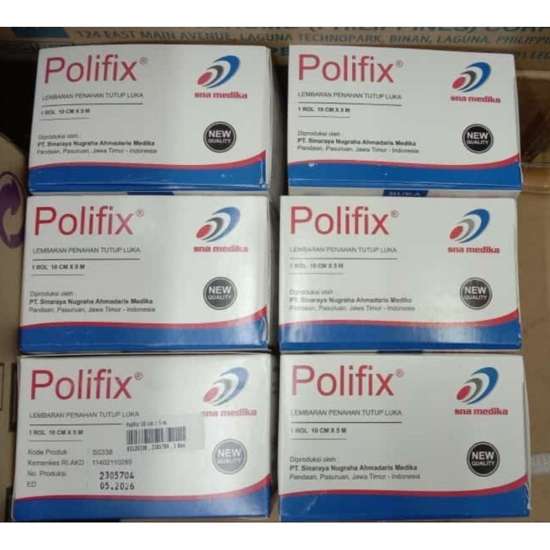 Polifix 10 cm x 5 m/Plester Polifix 10 cm