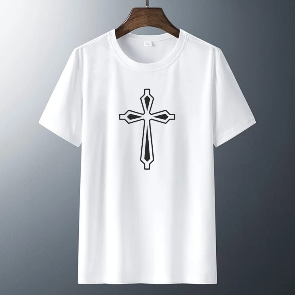 Kaos Rohani Salib / Tshirt Rohani Unisex / Baju Rohani Kristen / Kaos Rohani Wanita / Kaos Rohani Un