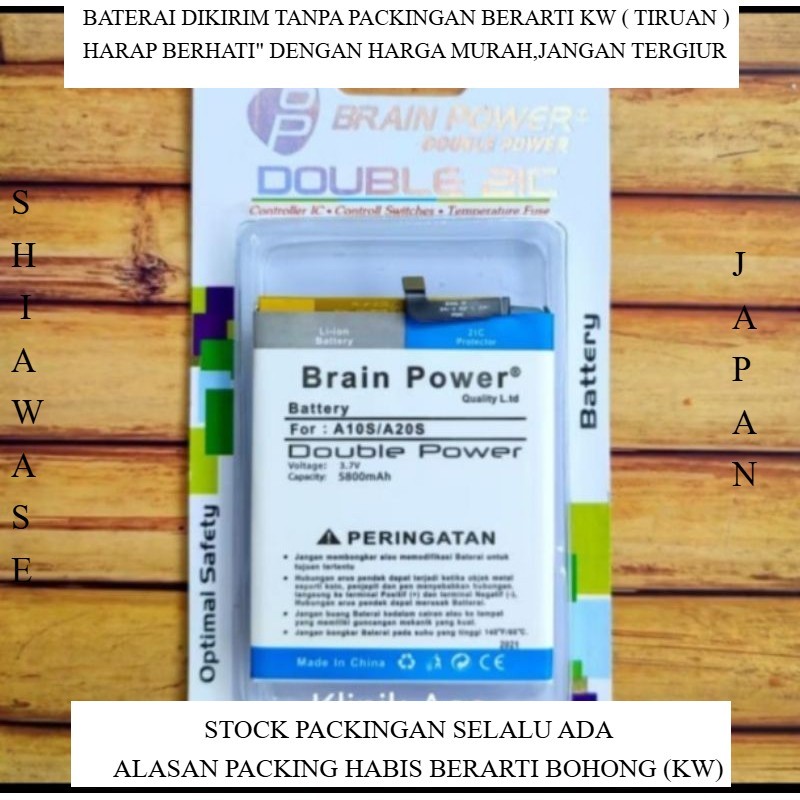 BATERAI Samsung A10S A107 A20S A207 DOUBLE POWER BATU BATRE DOUBLE POWER REAL