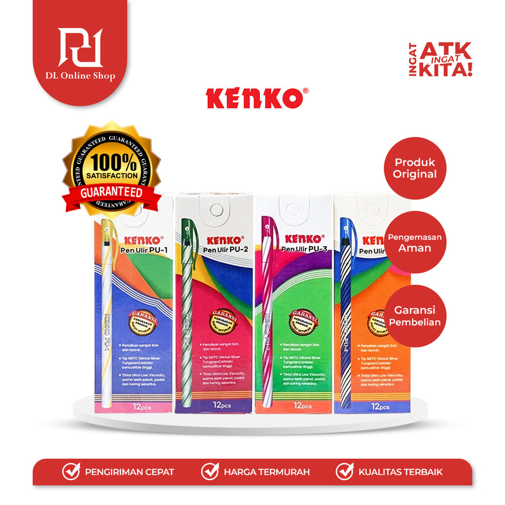 

KENKO PEN ULIR PU-1,2,3,4 (1LSN/ 12PCS)