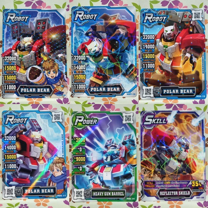 hero of robots crystal POLAR BEAR robot / power / skill