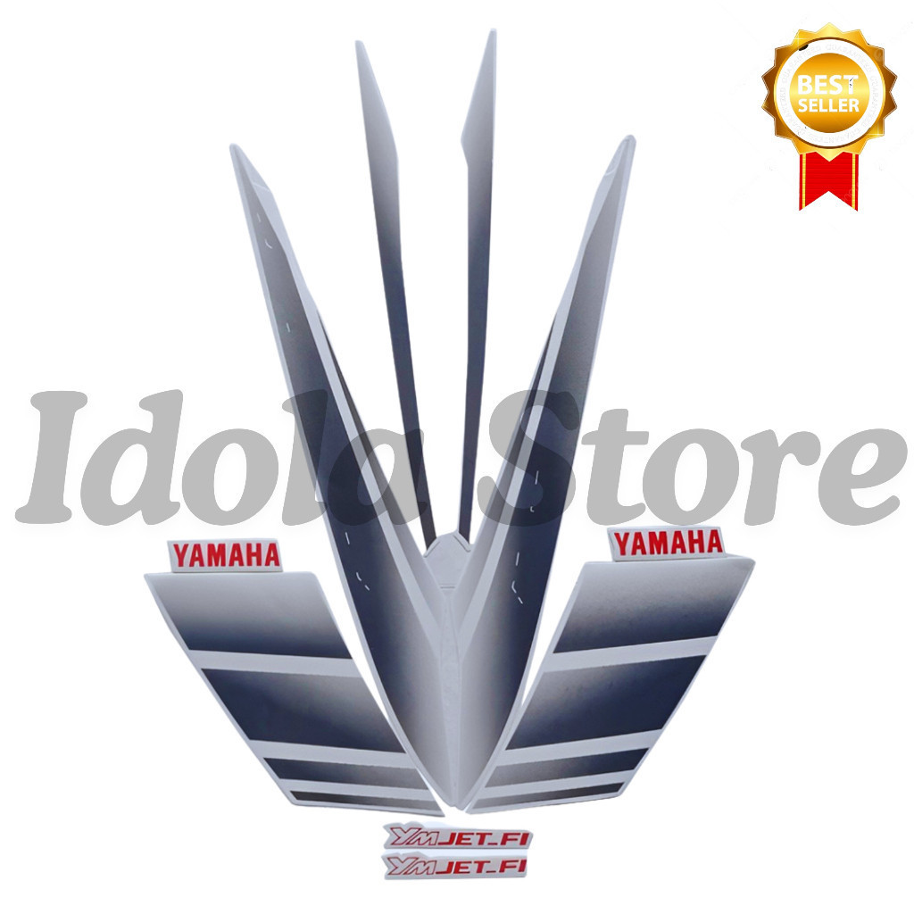 Stiker Striping Mio Soul GT 2011 Putih List Stiker Standar Mio Soul GT 2011 Mio Soul GT 2011