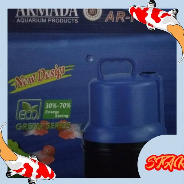 kolam ikan pompa celup water pump ARMADA P 14500 low watt