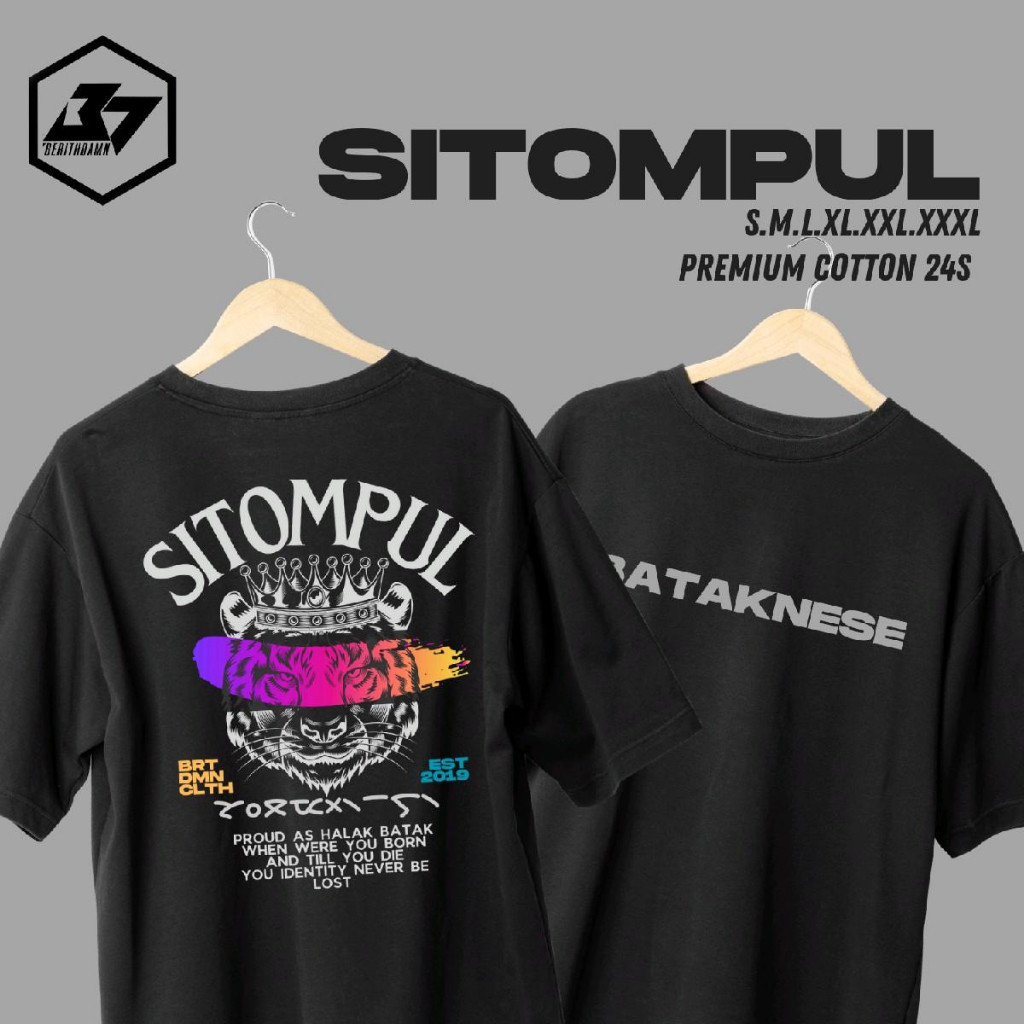 Kaos Batak Marga SITOMPUL Tshirt