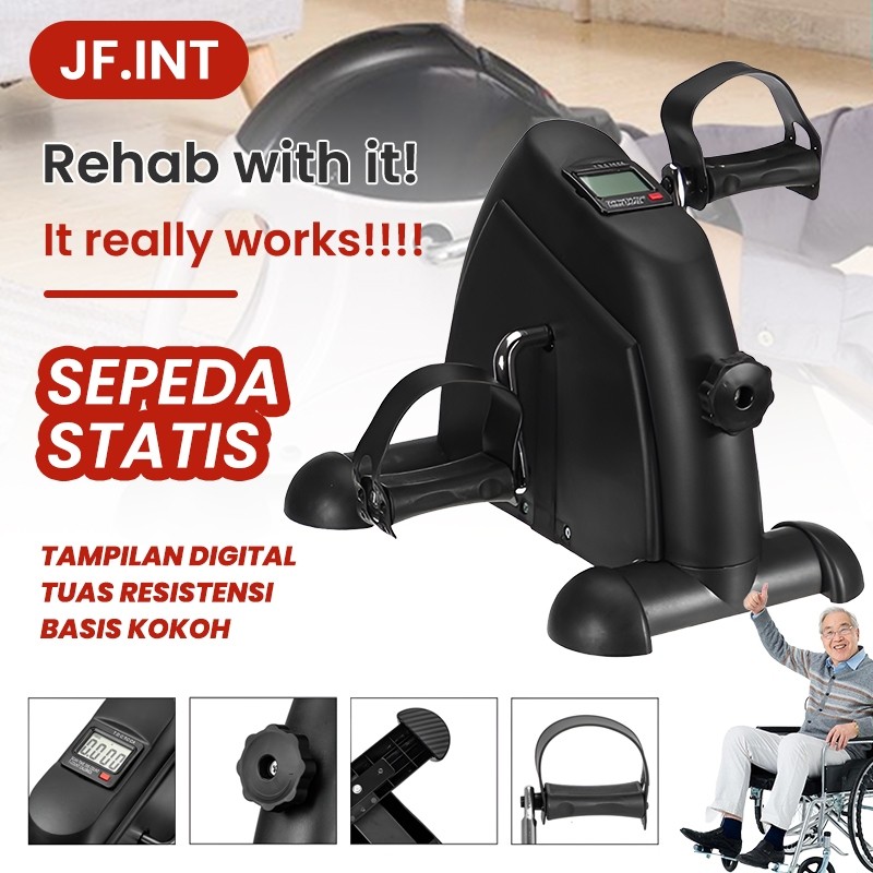 Sepeda Statis - Olahraga Gym Fitness / Sepeda Statis Terapi Portable Sepeda Statis Mini Bike Untuk