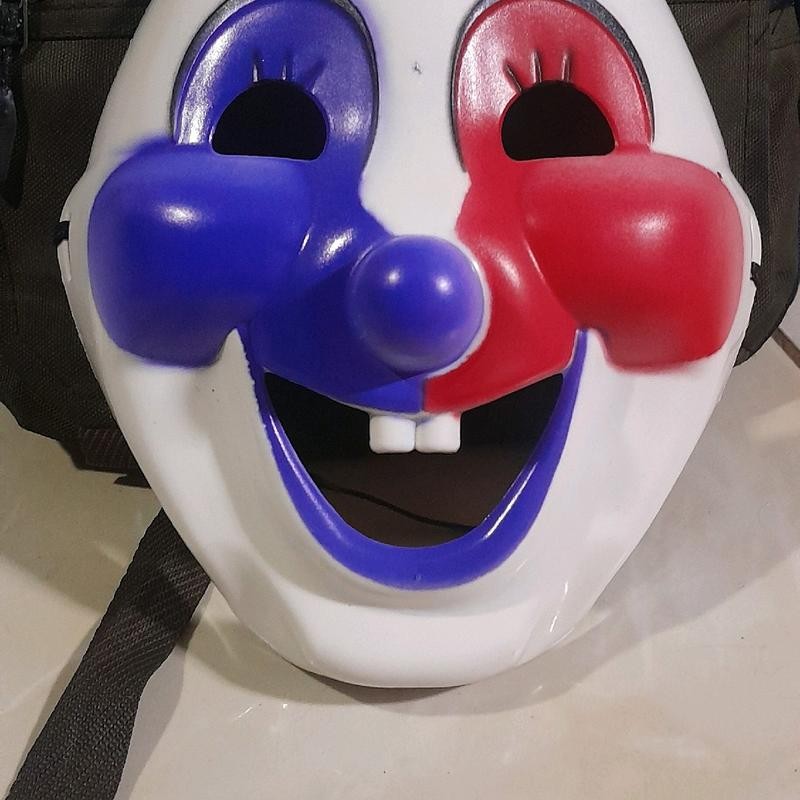 TOPENG BADUT HALLOWEEN/ TOPENG BADUT 2 WARNA / TOPENG PESTA BADUT ALL SIZE / MAINAN TOPENG BADUT