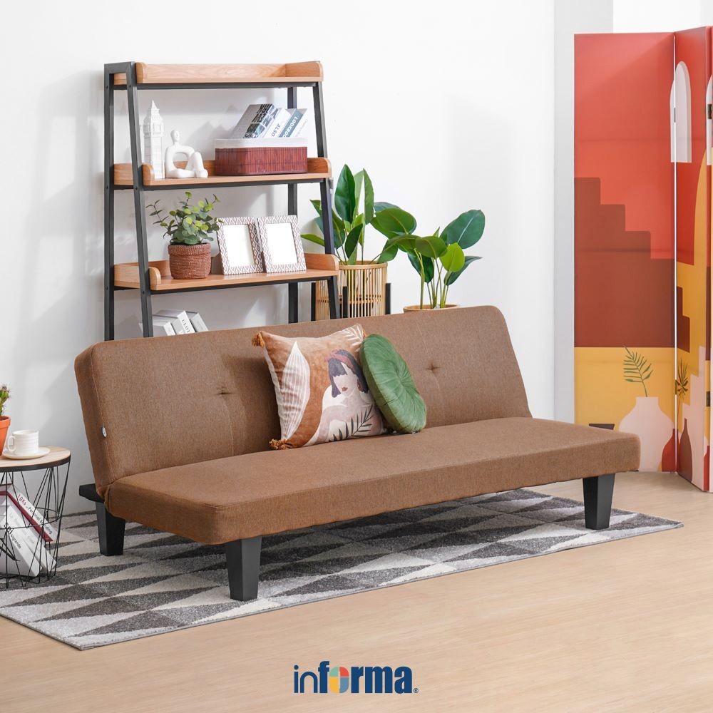 Informa Martis Oakland Sofa Bed Fabric Tempat Duduk Multifungsi Sofa Tidur 2In1 Kursi Santai Serbagu