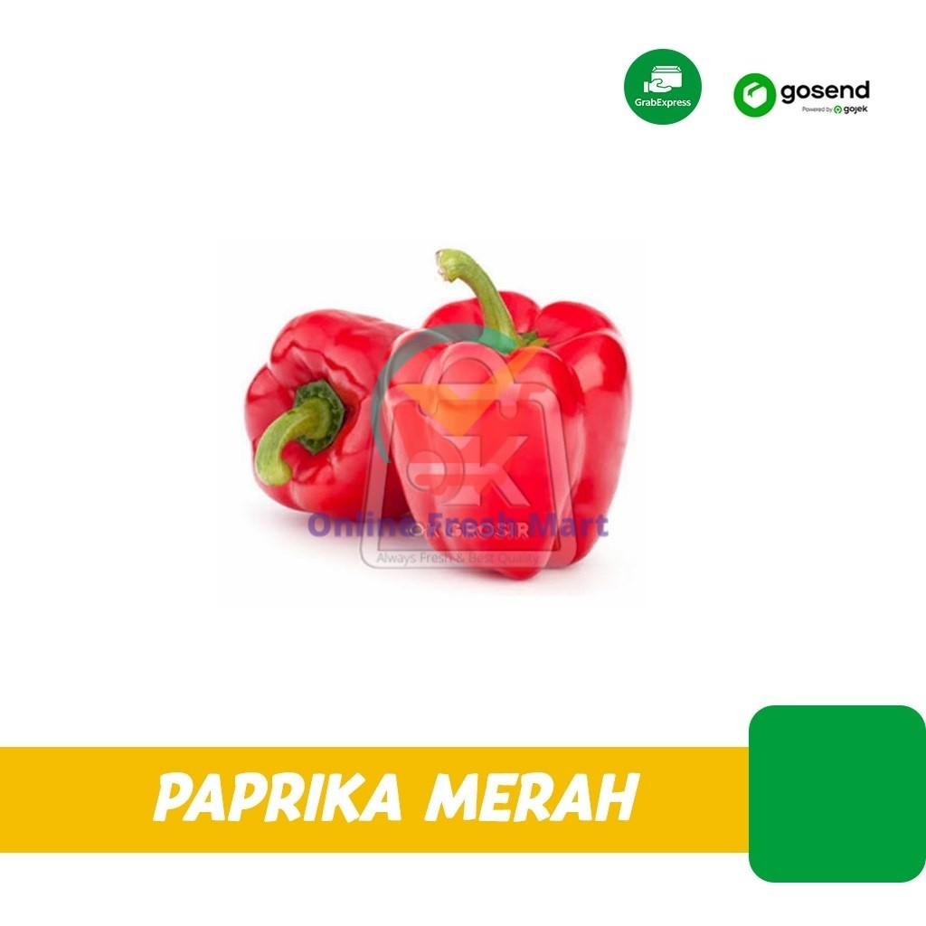

Paprika Merah / Red Bell Pepper (KHUSUS INSTANT) - Online Fresh Mart Denpasar