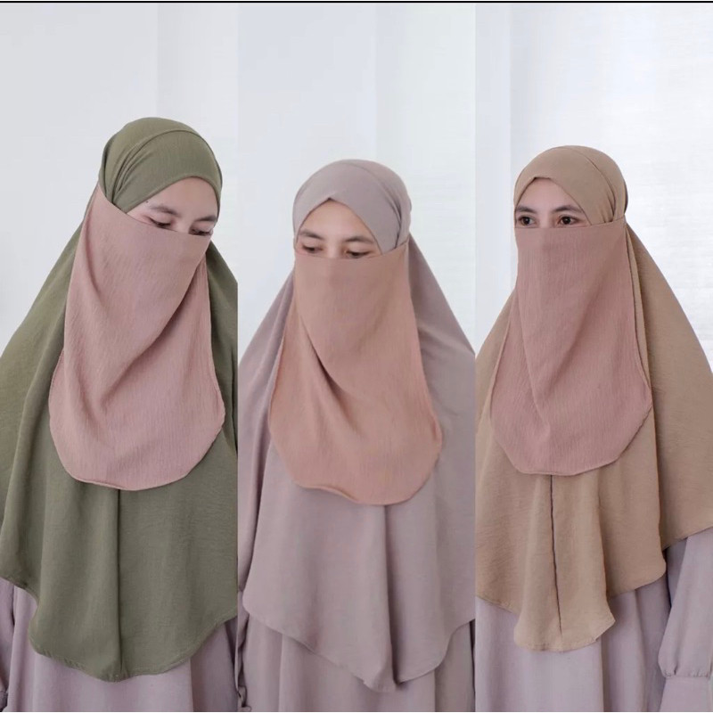 Hi.MeiHijab - Cadar Tali | Niqob Tali bahan
