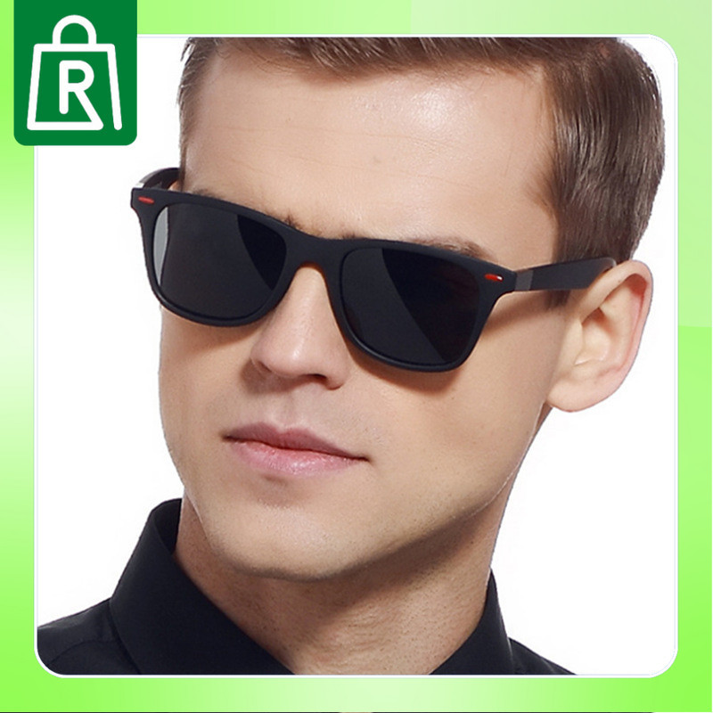 Kacamata Hitam Pria Laki-laki Kacamata Matahari, Kacamata Keren Gaya