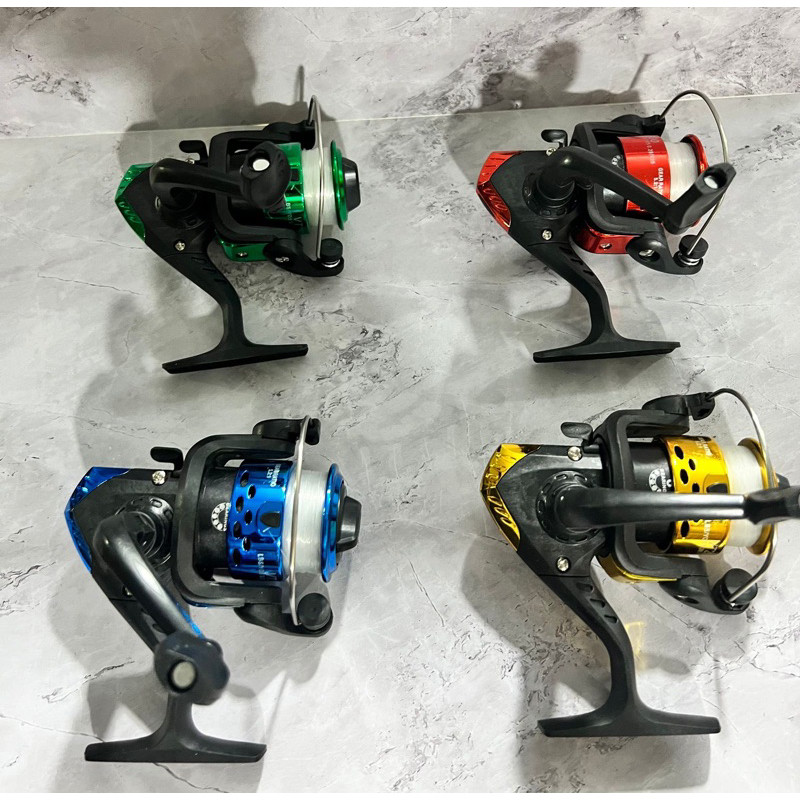 NEW Reel Pancing Murah Spool Plastik + Benang