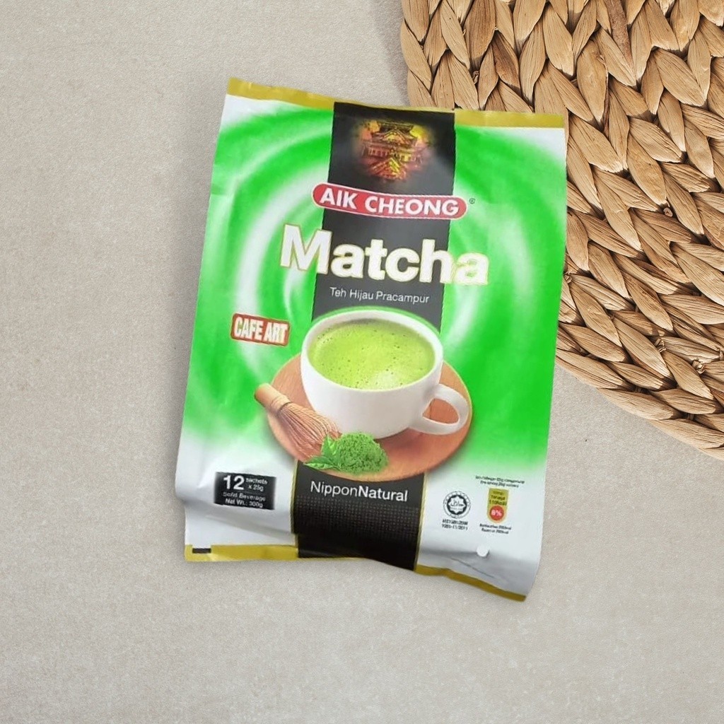 

Aik Cheong | Aik Cheon Matcha | Aik Cheong Greentea | Aik Cheong Hot Matcha | Aik Cheong Matcha Malaysia isi 15 Sachet | Matcha Malaysia | Minuman Malaysia | Snack Malaysia (Ready Langsung Kirim)