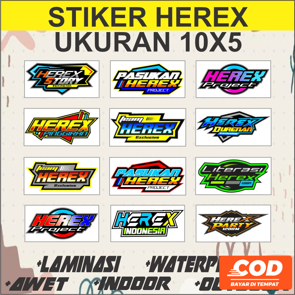 Stiker Herex Stiker Motor Racing - Stiker Bengkel Lengkap Terbaru Herex Story Herex Pasukan
