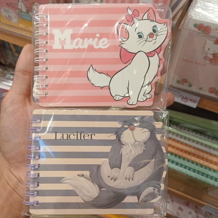 

MINISO-Disney Cat Collection Figure Wire-bound Book - Buku Tulis Catatan - Notebook