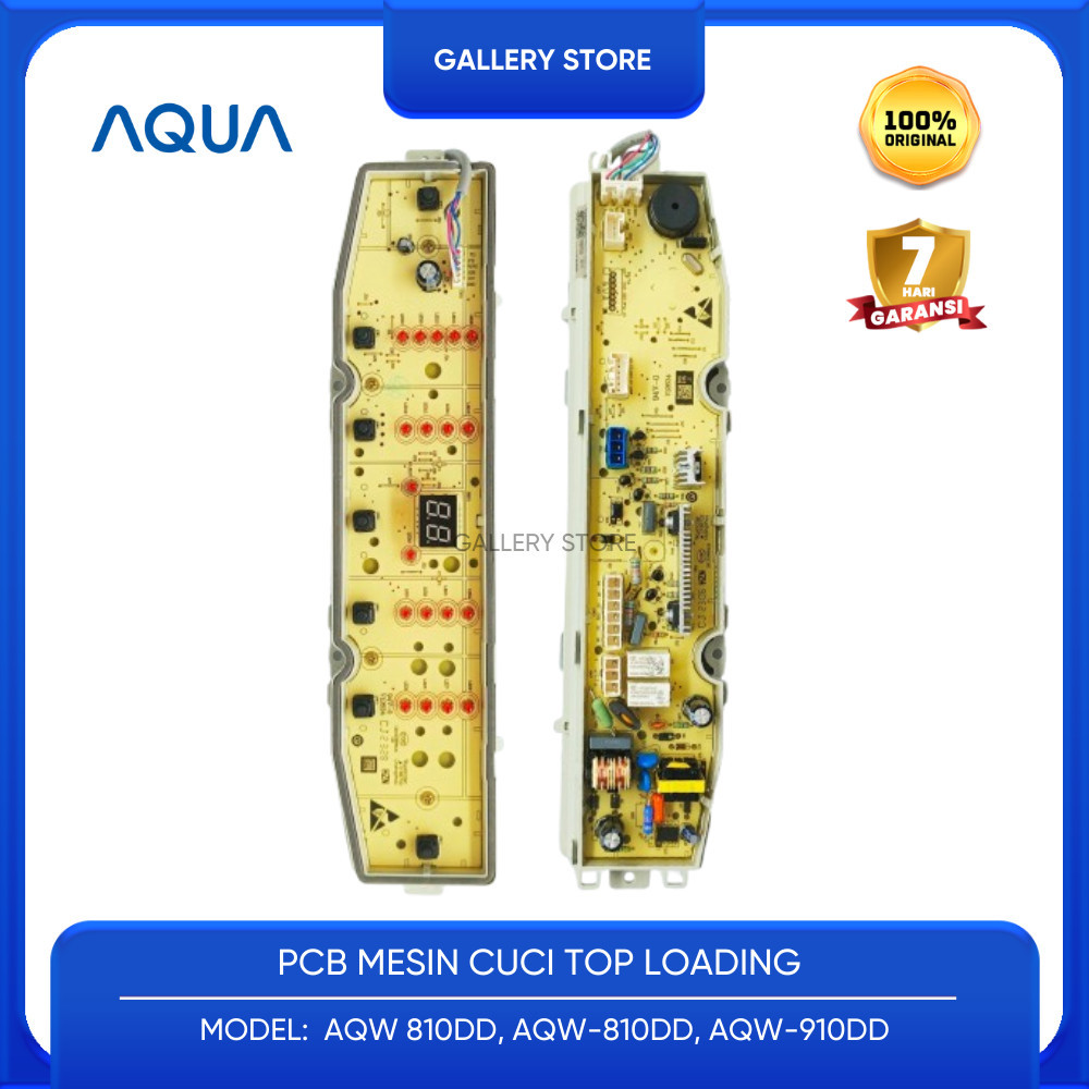 ORIGINAL PCB MESIN CUCI TOP LOAD AQUA AQW 810DD AQW-810DD AQW-910DD