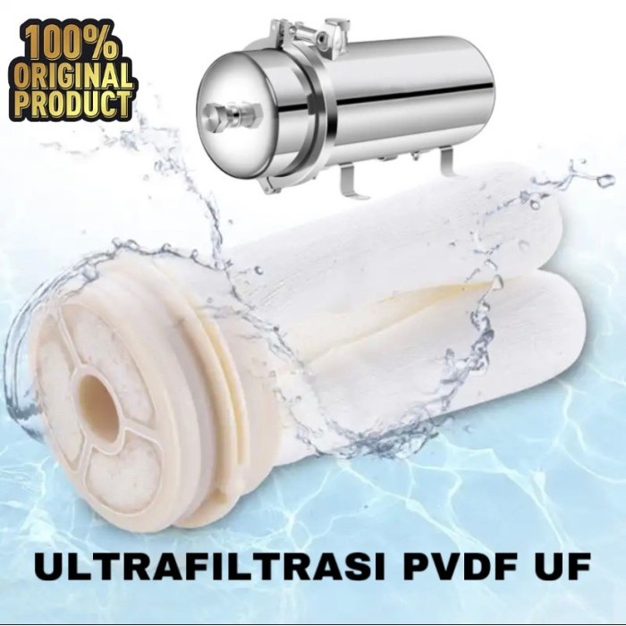 Ultrafiltrasi Pvdf 3000 lph Filter UF PVDF 3000 Liter/jam UF PVDF