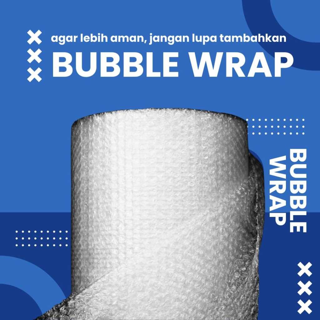 

BUBBLE WRAP BABEL WREP UNTUK PENGAMAN TAMBAHAN BY BROMO SPAREPART