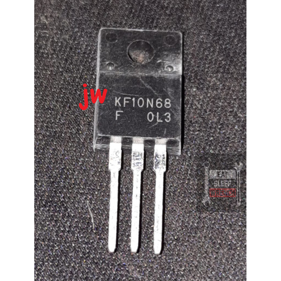 IC MOSFET KF10N68 10N68 TO-220F 680V 10A Semikonduktor berkualitas