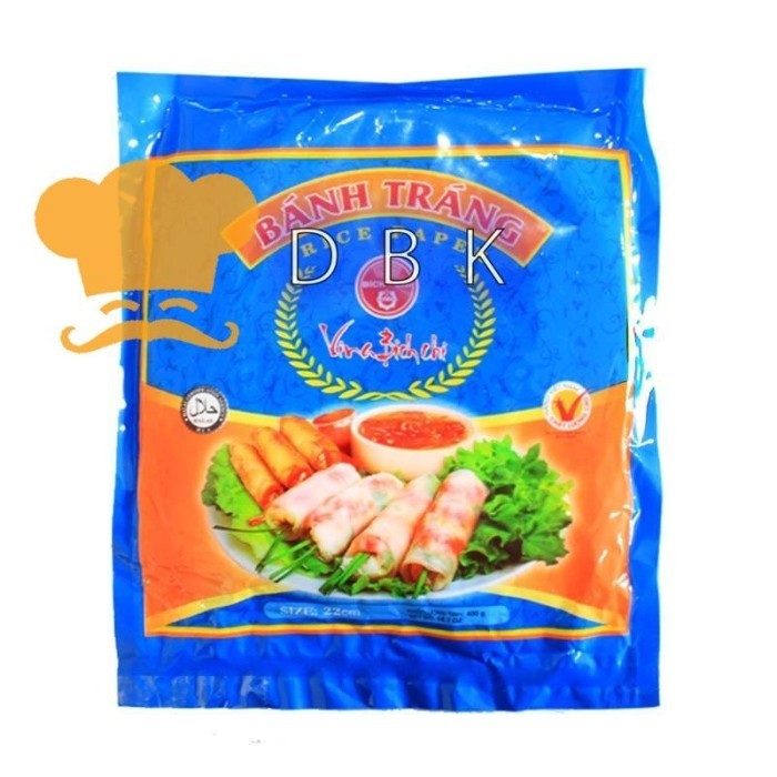 

LL Rice Paper 400gr 22cm kulit lumpia salad thailand Banh Trang