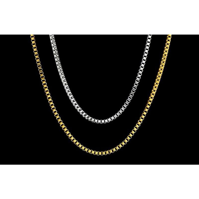 KALUNG TITANIUM MODEL ITALI COCOK BUAT PRIA DAN WANITA