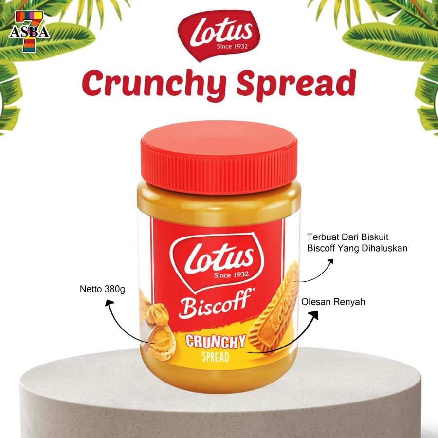 

LOTUS BISCOFF CRUNCHY SPREAD 380GR