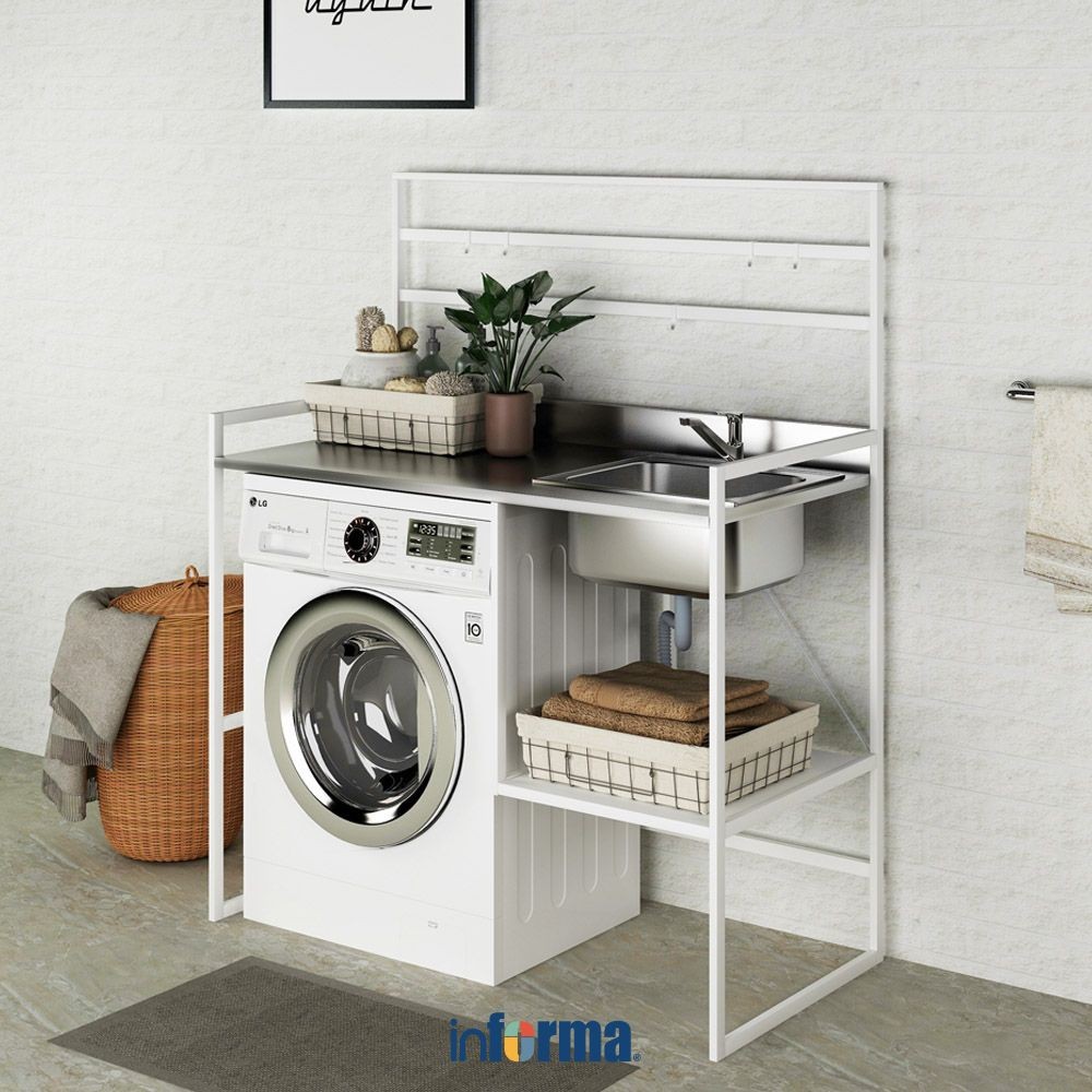 Informa Sora Rak Cuci Piring Serbaguna - Putih