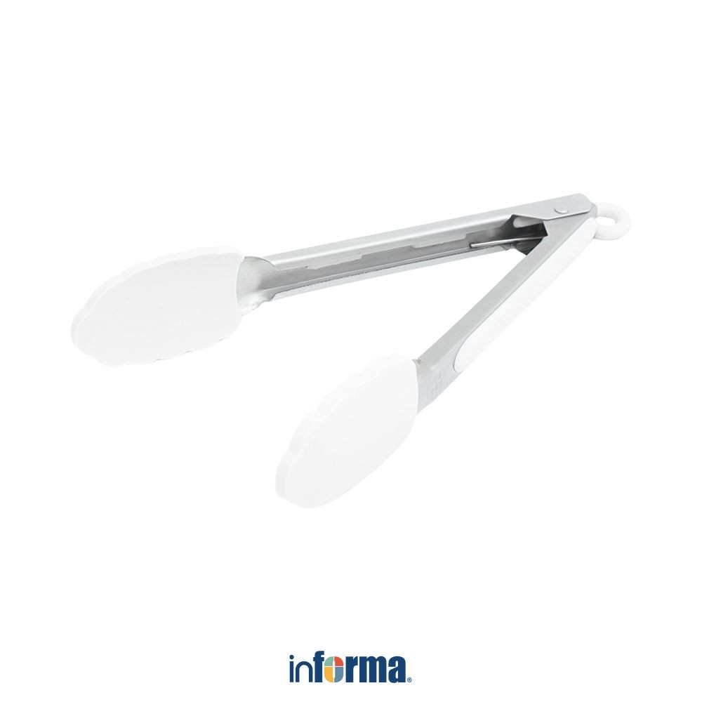 Informa Cooking Color Blanc Penjepit Makanan - Putih Capitan Makanan Serbaguna Tahan Panas Alat Penj