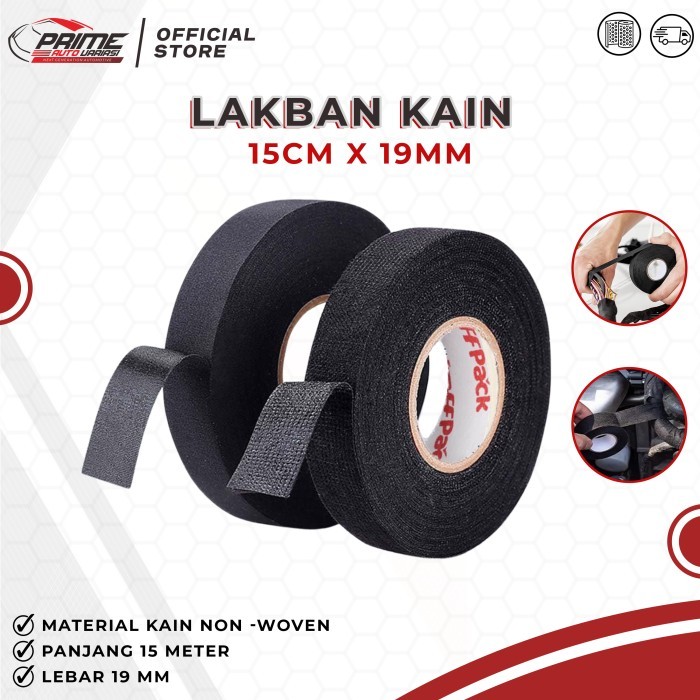 

Lakban Kain Adhesive Cloth 19mm 15 Meter Tape Heat Resistant