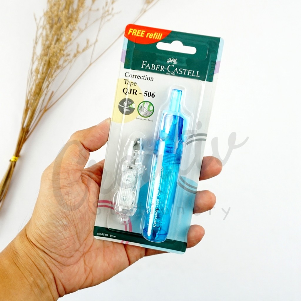

FABER CASTELL Correction Tape Tip Ex Kertas Qjr 506 + Refill