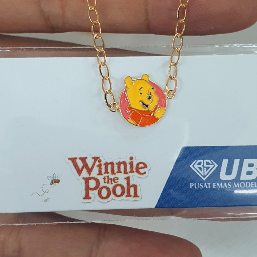 gelang anak rantai winnie the pooh disney emas 70% 700 70 % 16k