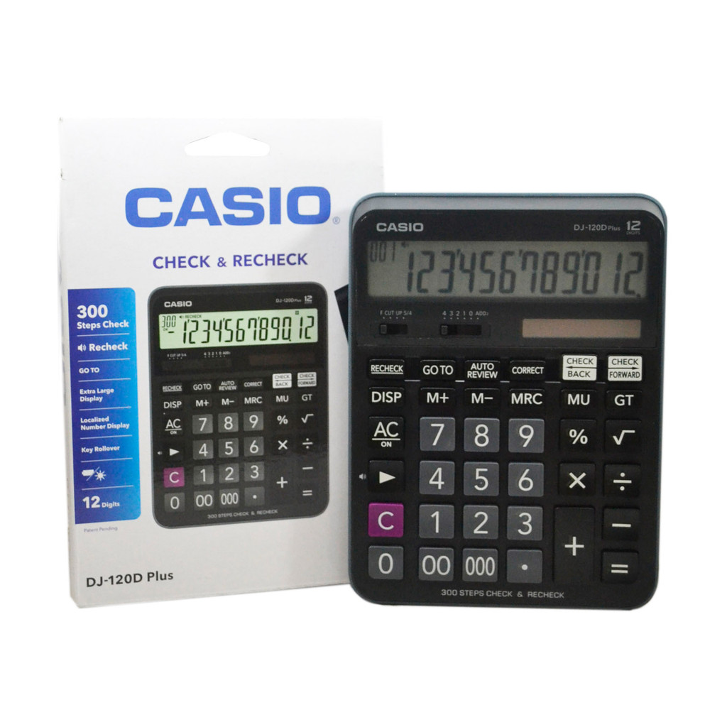 

Kalkulator Casio DJ-120D Plus Calculator Desktop Original 12 Digit
