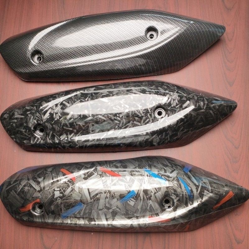 Cover tutup Knalpot Carbon Yamaha freego Gear 125